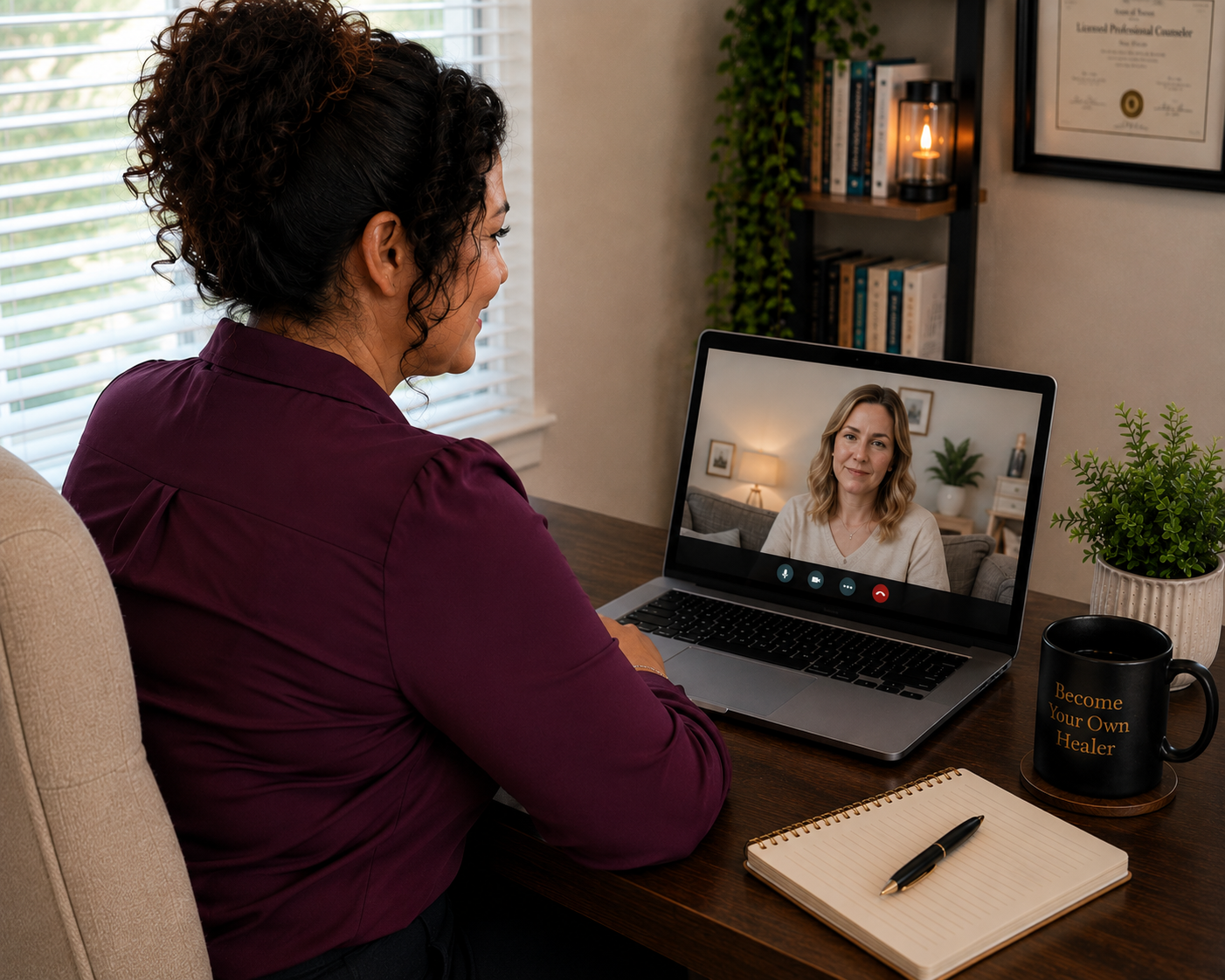 Jennifer L. Hillier providing online therapy for grief and loss.