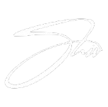 A white signature or handwritten stylized text on a black background.