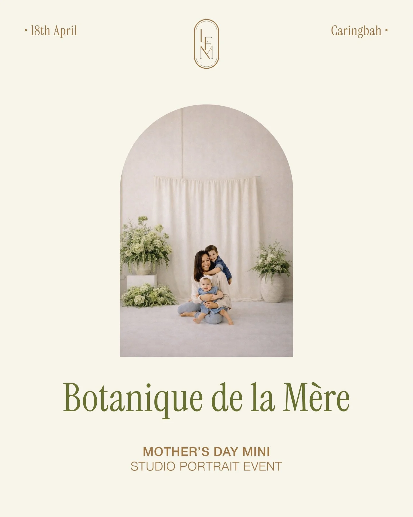 🌿 BOTANIQUE DE LA M&Egrave;RE 🌿 
Mother&rsquo;s Day Mini Sessions are officially LIVE!

Inspired by effortless French design and understated beauty, this year&rsquo;s studio event has been beautifully styled by the incredible @lovestonedstyling 🤍 