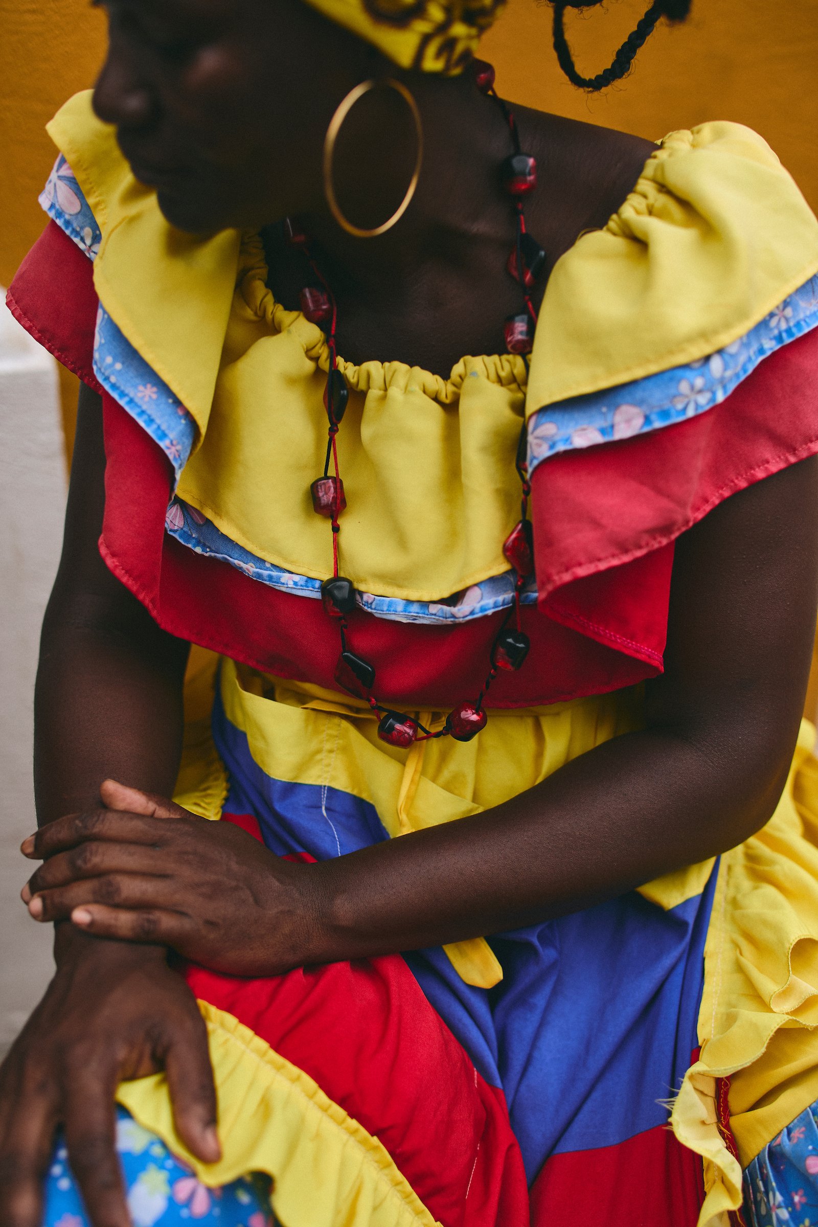 A palenquera in Cartagena, Colombia, an operating destination for WhereNext Travel