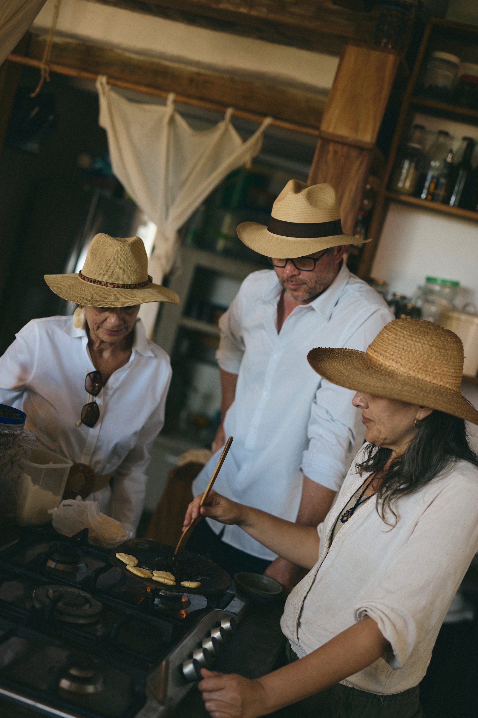 WhereNext Travel team members testing the timing, access, and logistics of a WhereNext Original Fancy Ant Tasting in Barichara Colombia
