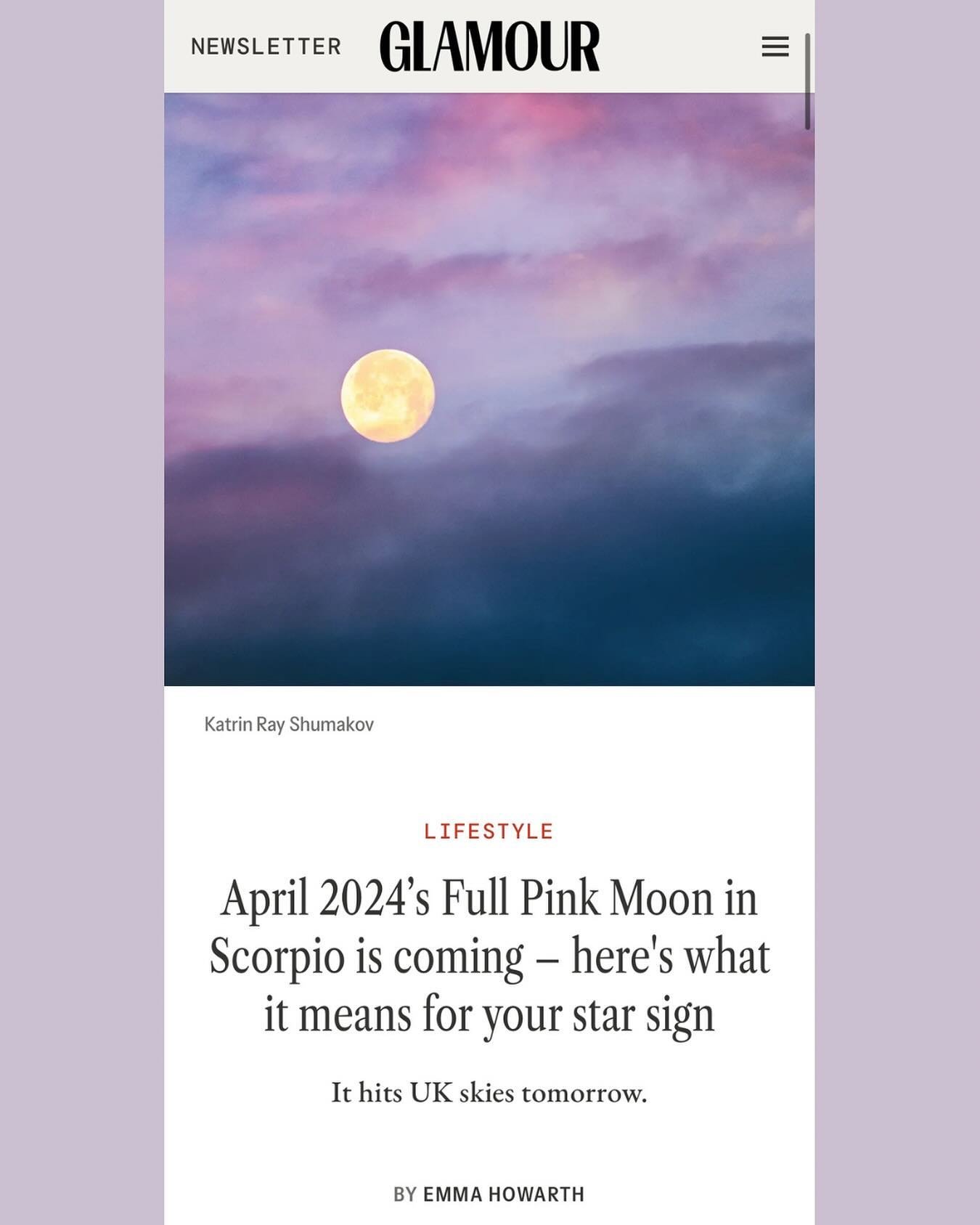 FULL MOON IN SCORPIO ♏️ 
Calling all witches and magic makers&hellip; tonight&rsquo;s #fullmooninscorpio is where it&rsquo;s at! Check out my feature for @glamouruk to see what might be going down for your sign! Link in bio etc! 

TLDR? (I mean that 