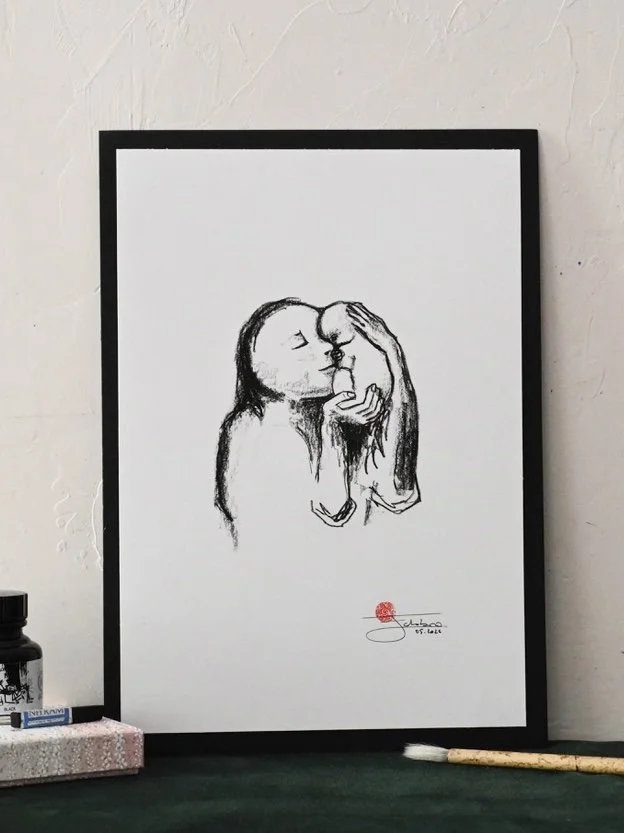A4 print Mother wound, healed