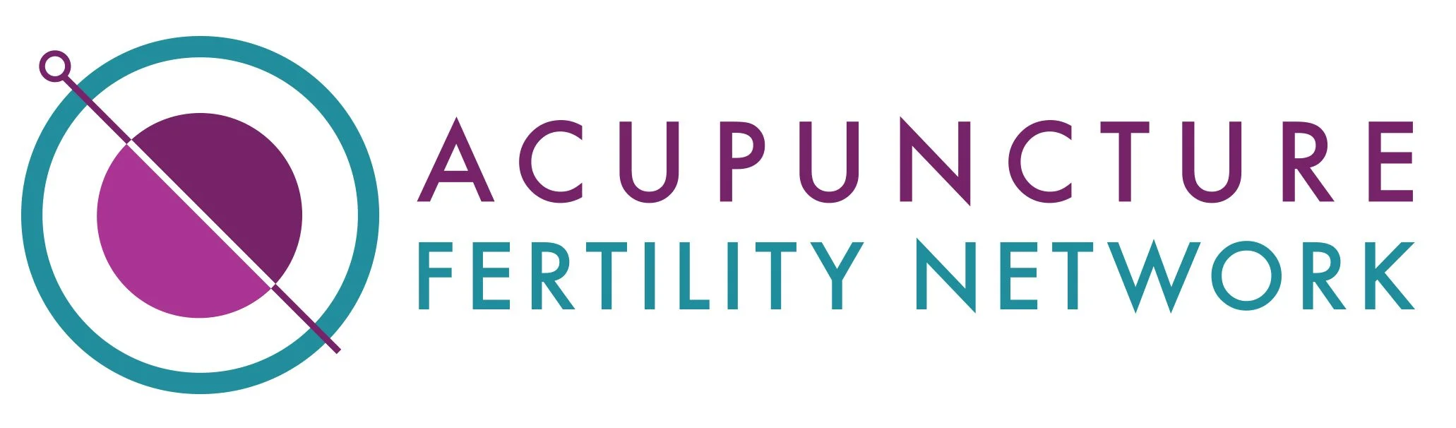 Member of Acupuncture Fertility Network with a purple and teal circular design and the text 'Acupuncture Fertility Network'