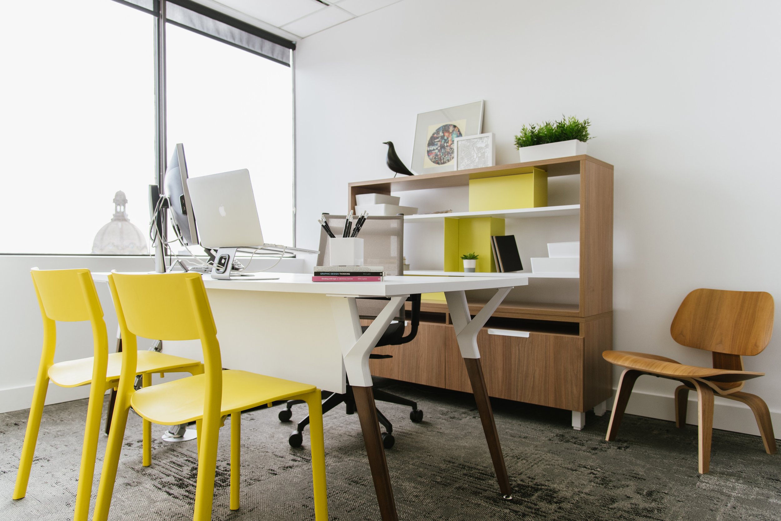 Desk area