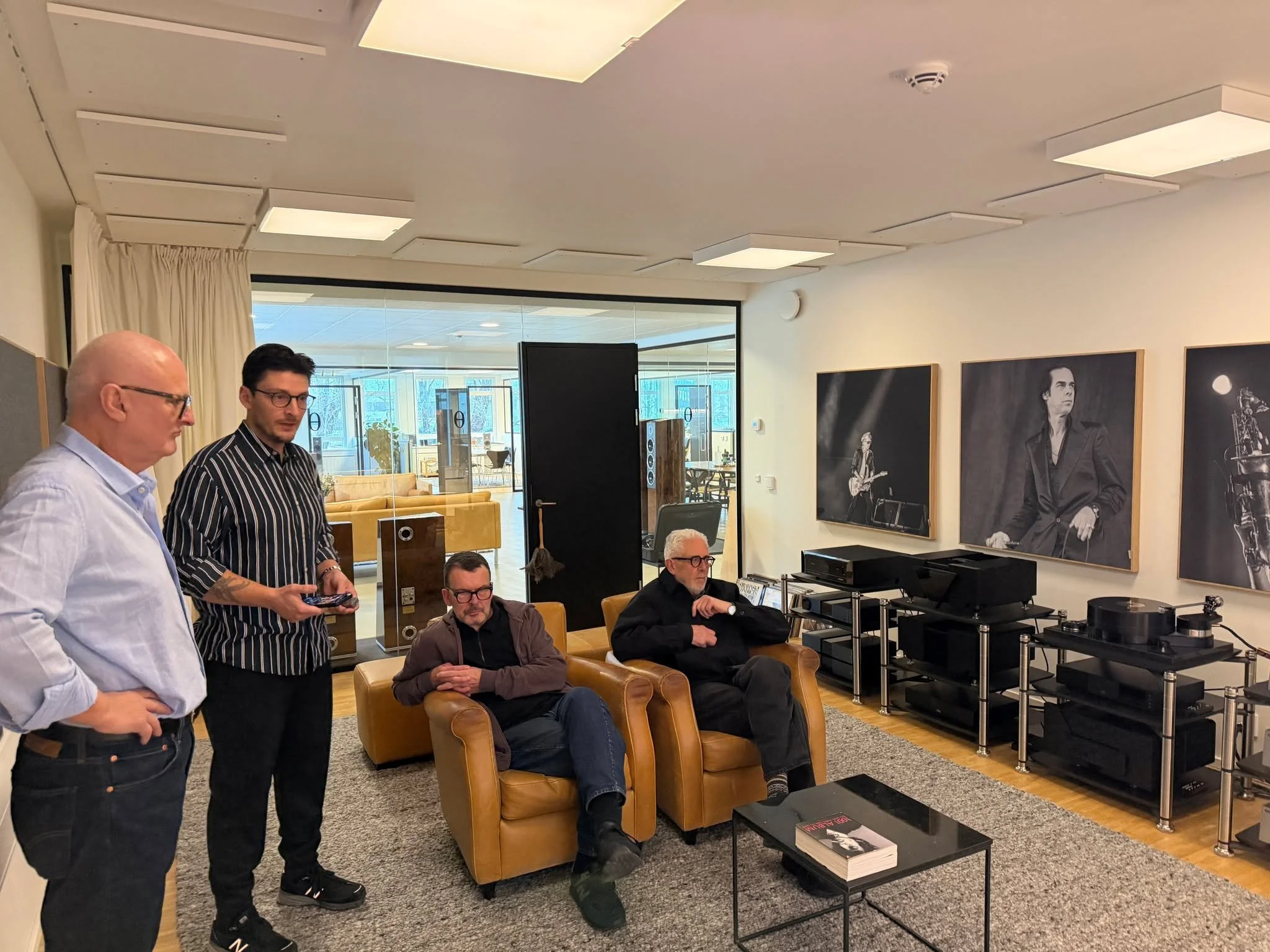 Brian and Trevor are enjoying their visit to the Audiovector HQ in Copenhagen.

The trip has been packed with extended listening sessions, in-depth product discussions, and the opportunity to see first-hand how Audiovector loudspeakers are designed a