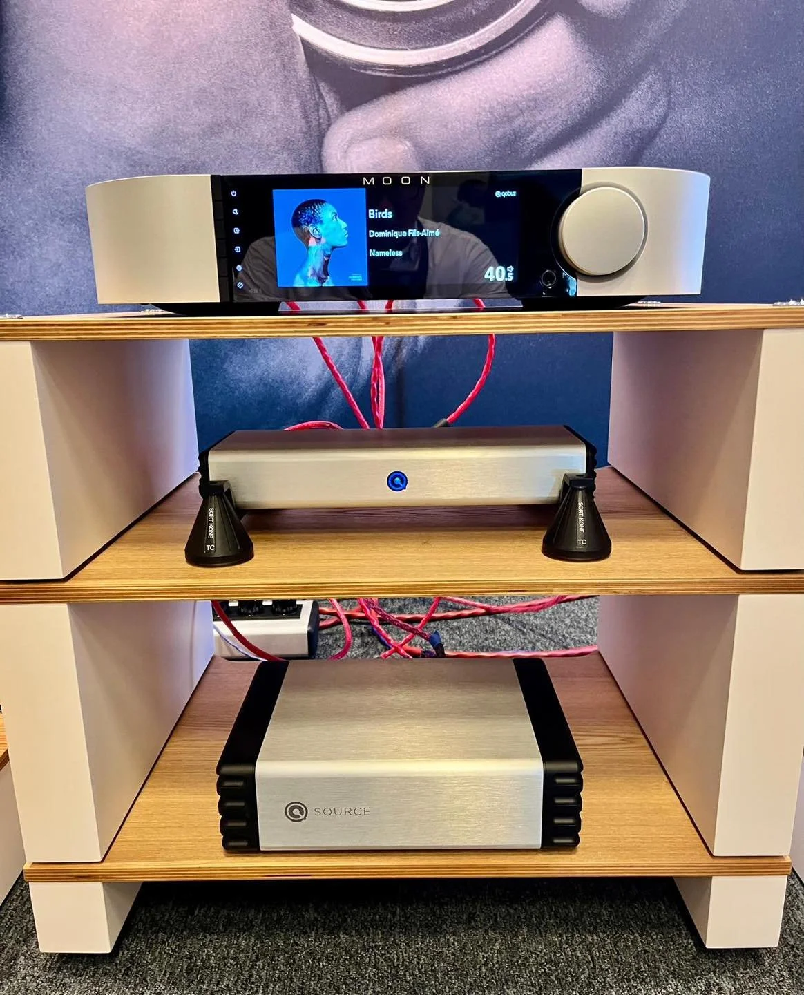 The Nordost QSOURCE Mk.lI makes its debut at the Warsaw Show 😎

Audiovector and MOON are there too. A fantastic looking room. The Audio Video Show is this weekend. Head to SkyBox 213 at PGE Narodowy.

Wishing everyone a great show!!