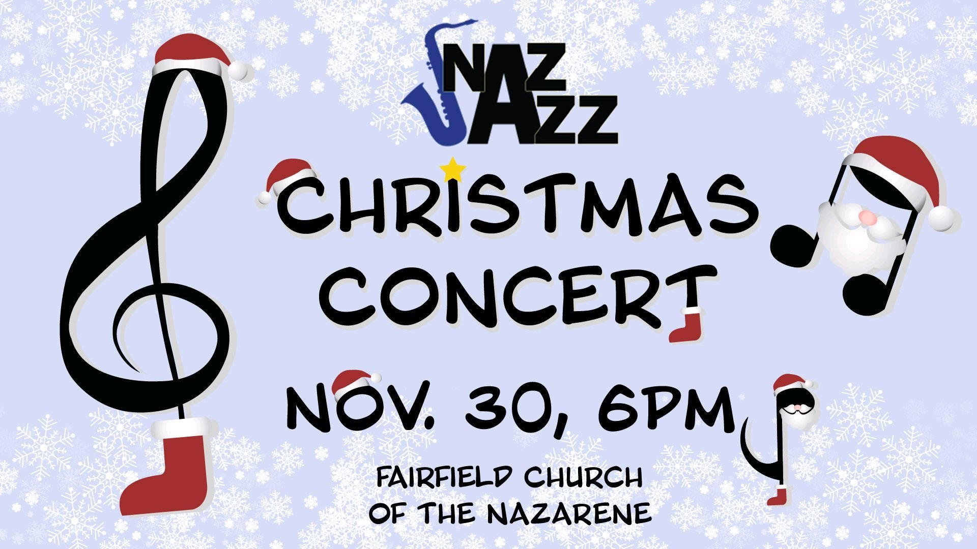 Naz Jazz Christmas Concert | Fairfield Nazarene