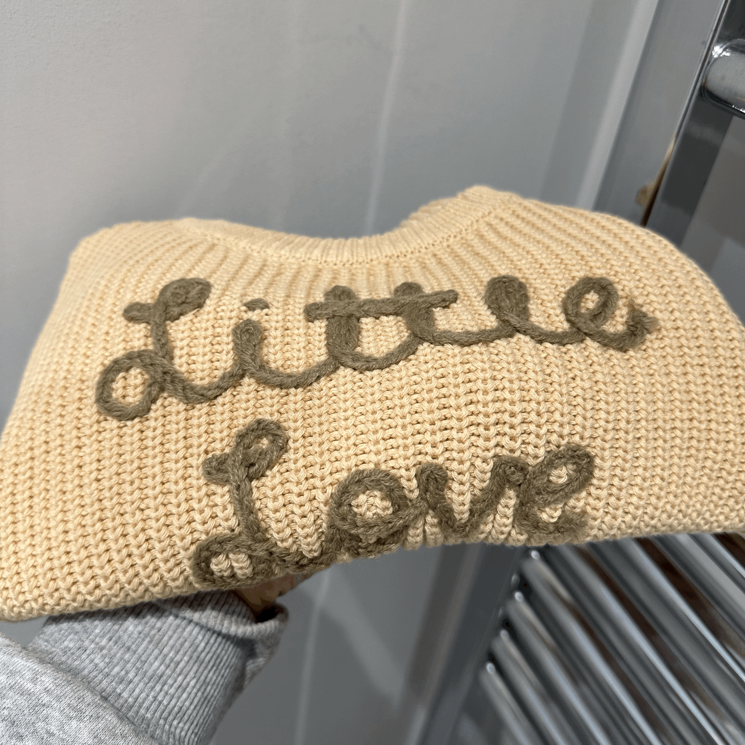 Beige Little Love Sweater