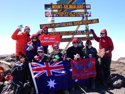 THE BOBS BLOOD ANGEL TEAM | KILIMANJARO CLIMB