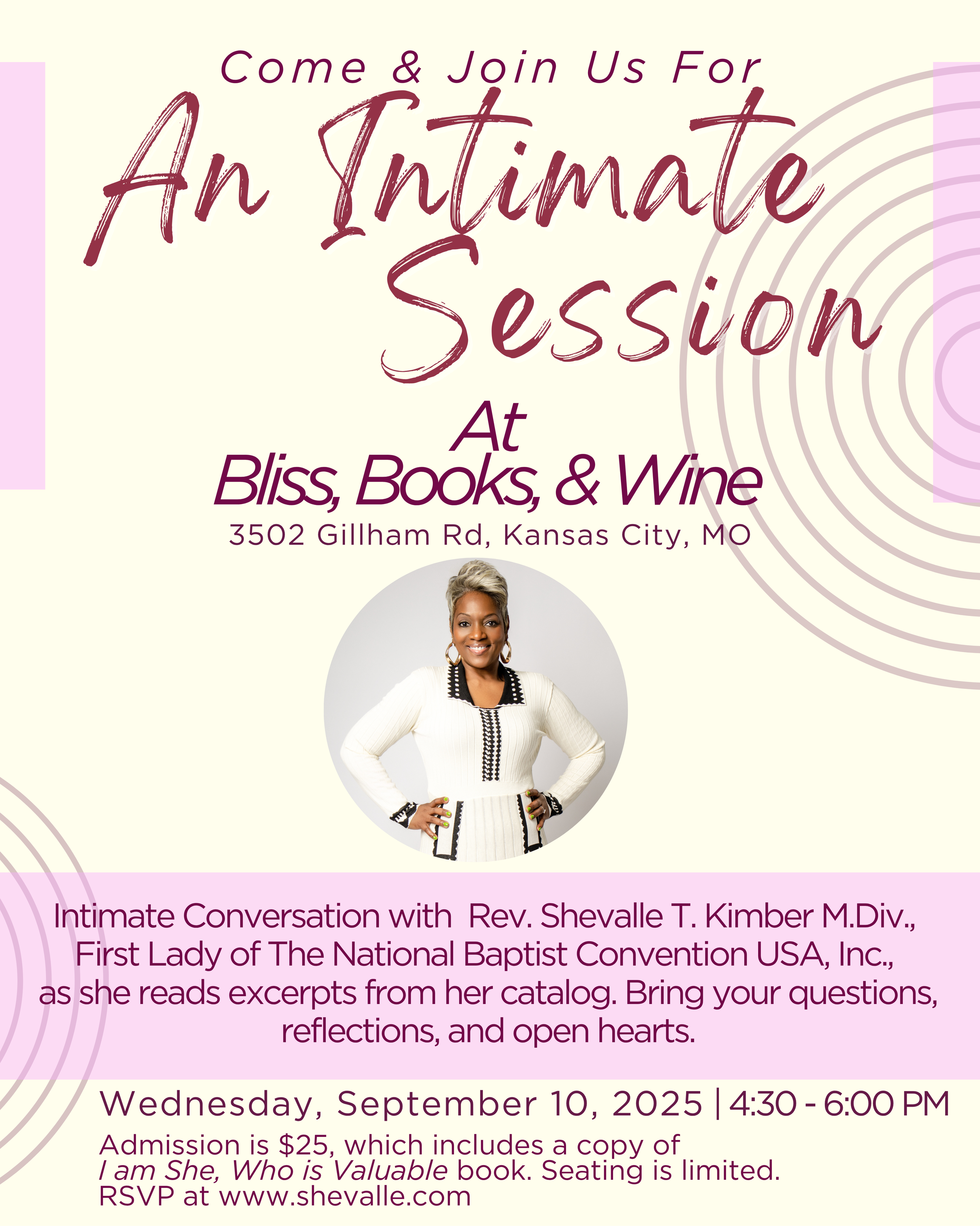 An Intimate Conversation Session At Bliss, Books, & Wine
