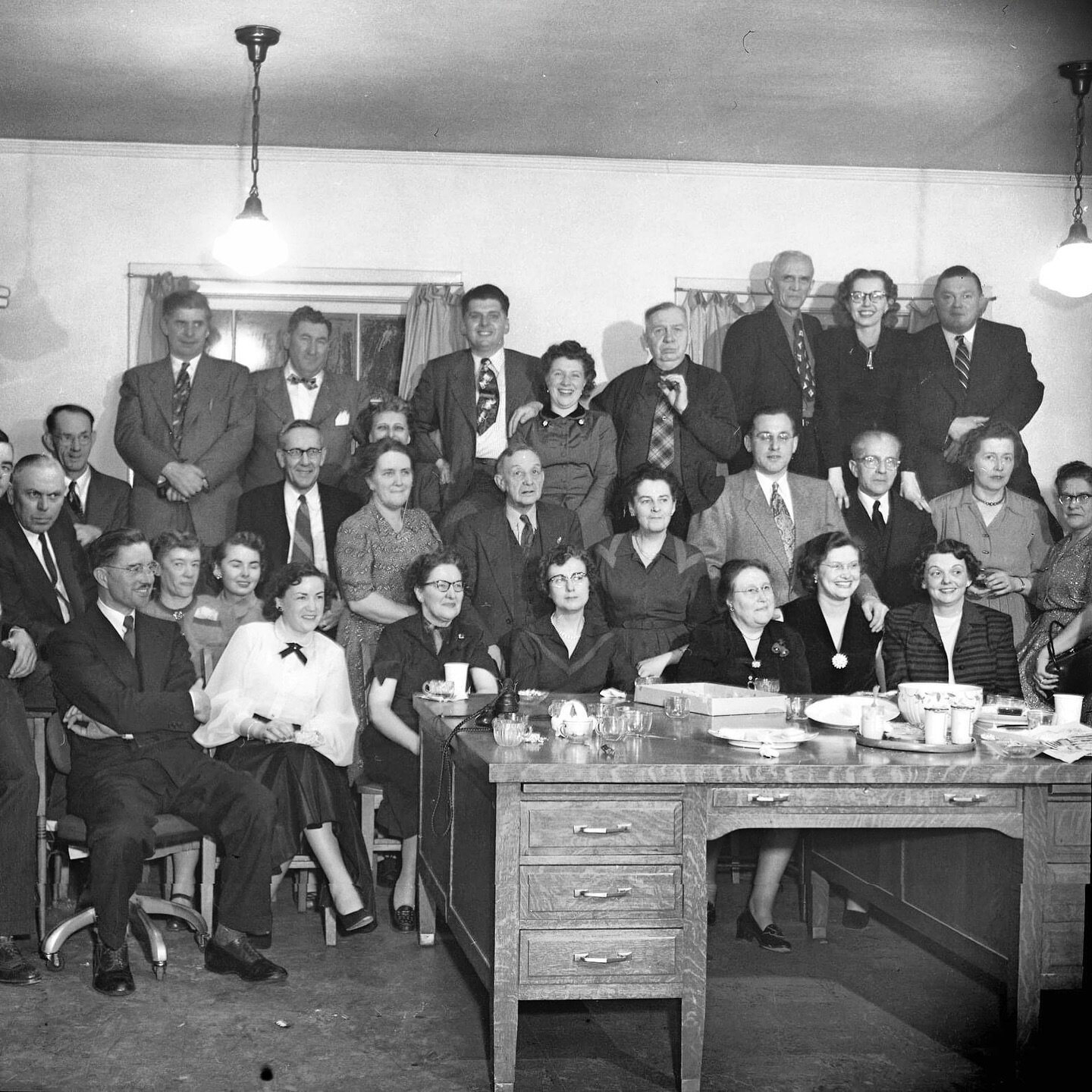 1951 - Delaware County Employees. Bob Wyer photo.