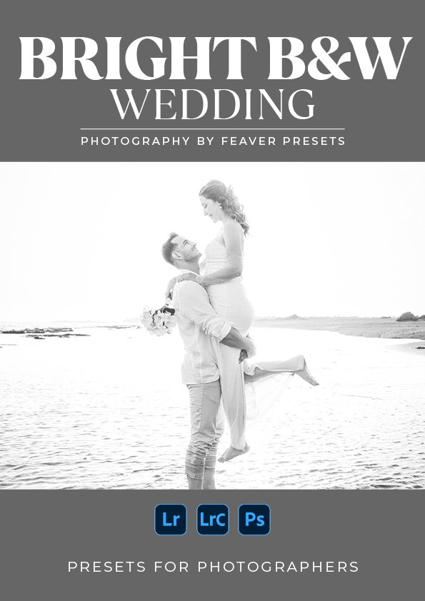Bright Black & White Wedding
