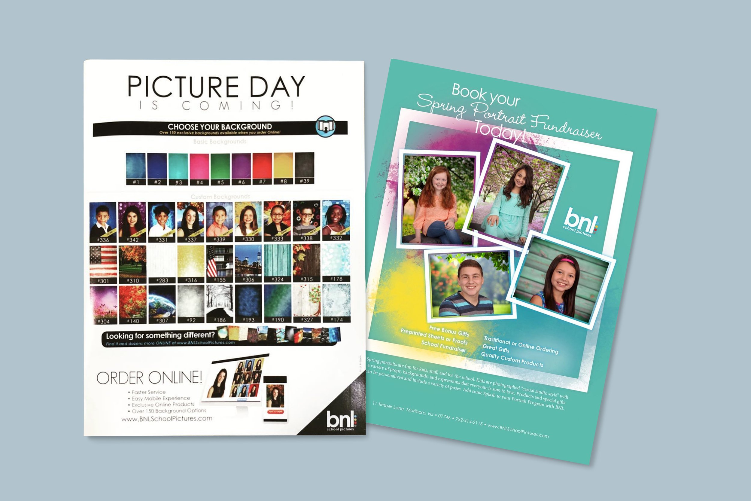 School picture day flyers