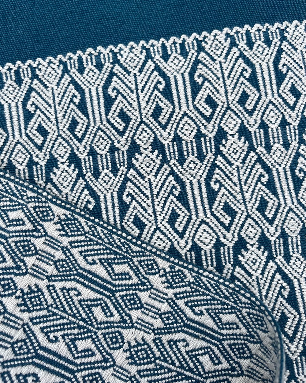 Routes- Chak Brocade Fabric - Detail 2 - Teal -.jpg