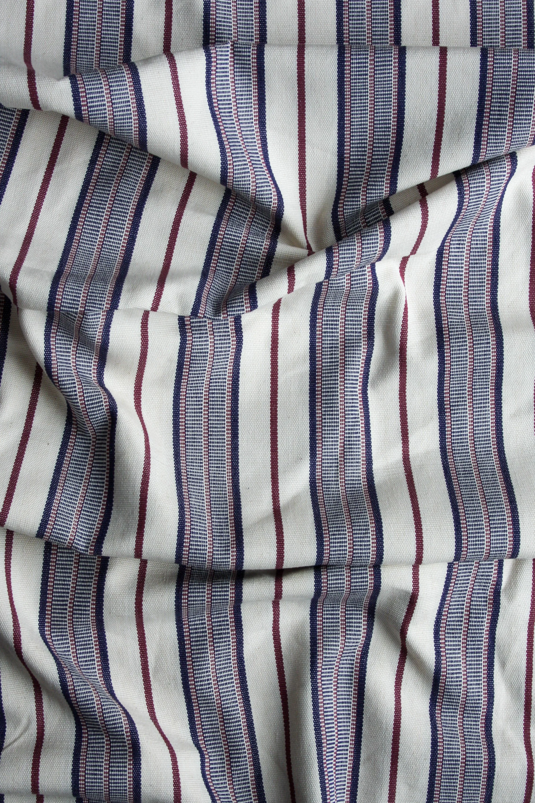 Aura Handwoven Stripe Fabric | Eclipse Veil