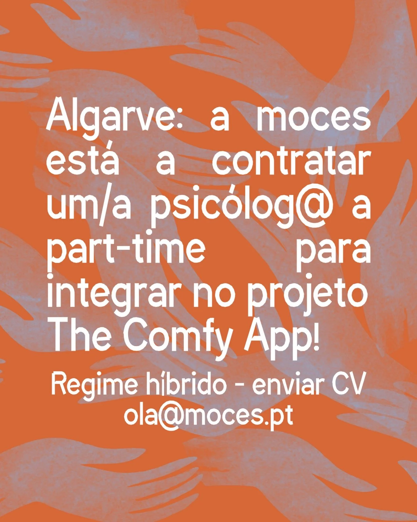 Procuramos novo membro para a @the.comfy.app 😍

✅ Disponibilidade imediata 
✅ Necess&aacute;rio ter hor&aacute;rios flex&iacute;veis 
✅ Oportunidade de integrar um projeto piloto escal&aacute;vel 
✅ Regime h&iacute;brido 

Se achas que o teu perfil 