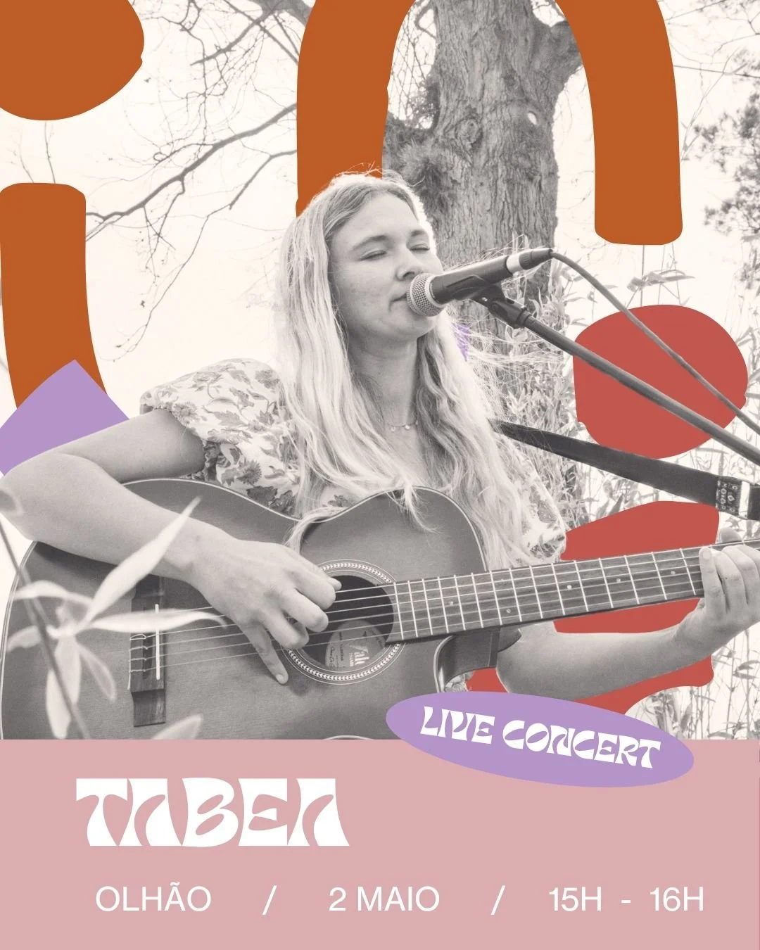 🌿 TABEA 🌿

Tabea &eacute; cantora-compositora e produtora musical, residente no Algarve. Passou a maior parte da sua vida a viajar e a criar arte, at&eacute; se estabelecer em Portugal em 2021, partilhando as suas cria&ccedil;&otilde;es musicais. O