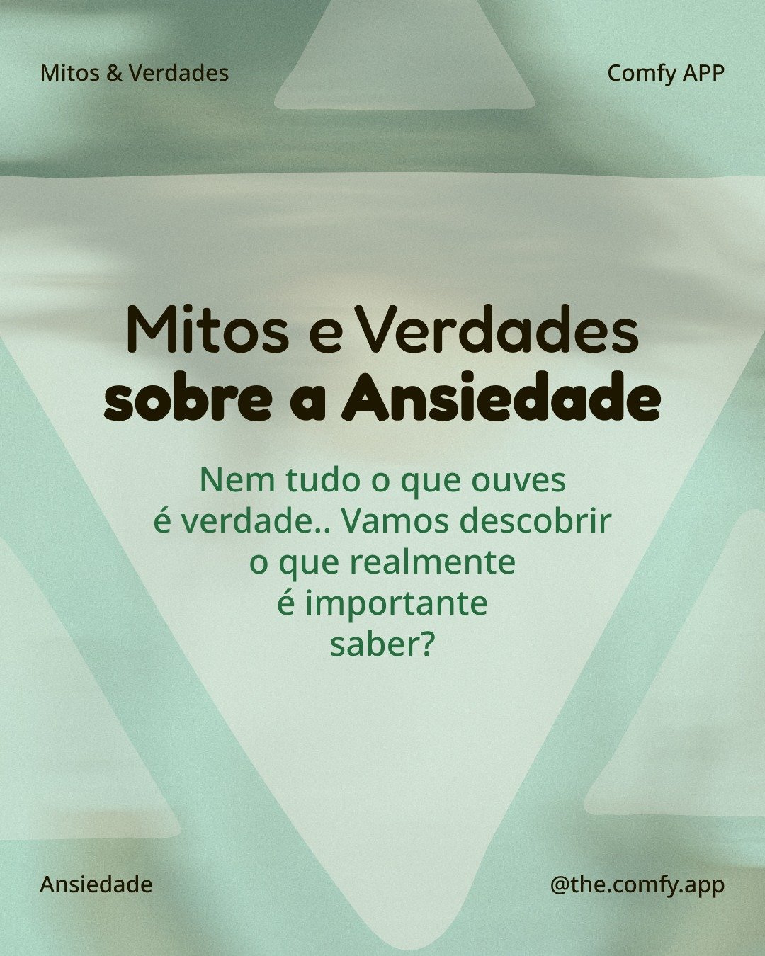 "Isso &eacute; s&oacute; uma fase", "Est&aacute;s a exagerar" ou "Vai apanhar ar que isso passa". 🌪️

J&aacute; ouviste alguma destas frases? A ansiedade j&aacute; &eacute; suficientemente pesada sem termos de lidar com