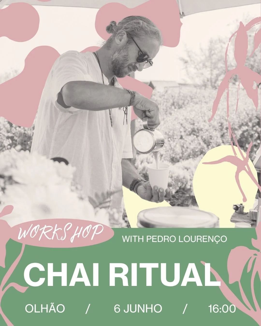 Chai Ritual 🍵

O Pedro Louren&ccedil;o &eacute; fundador do @atmanloule O seu trabalho une filosofia v&eacute;dica, pr&aacute;ticas ancestrais e experi&ecirc;ncias sensoriais, criando espa&ccedil;os de presen&ccedil;a, conex&atilde;o e transforma&cc