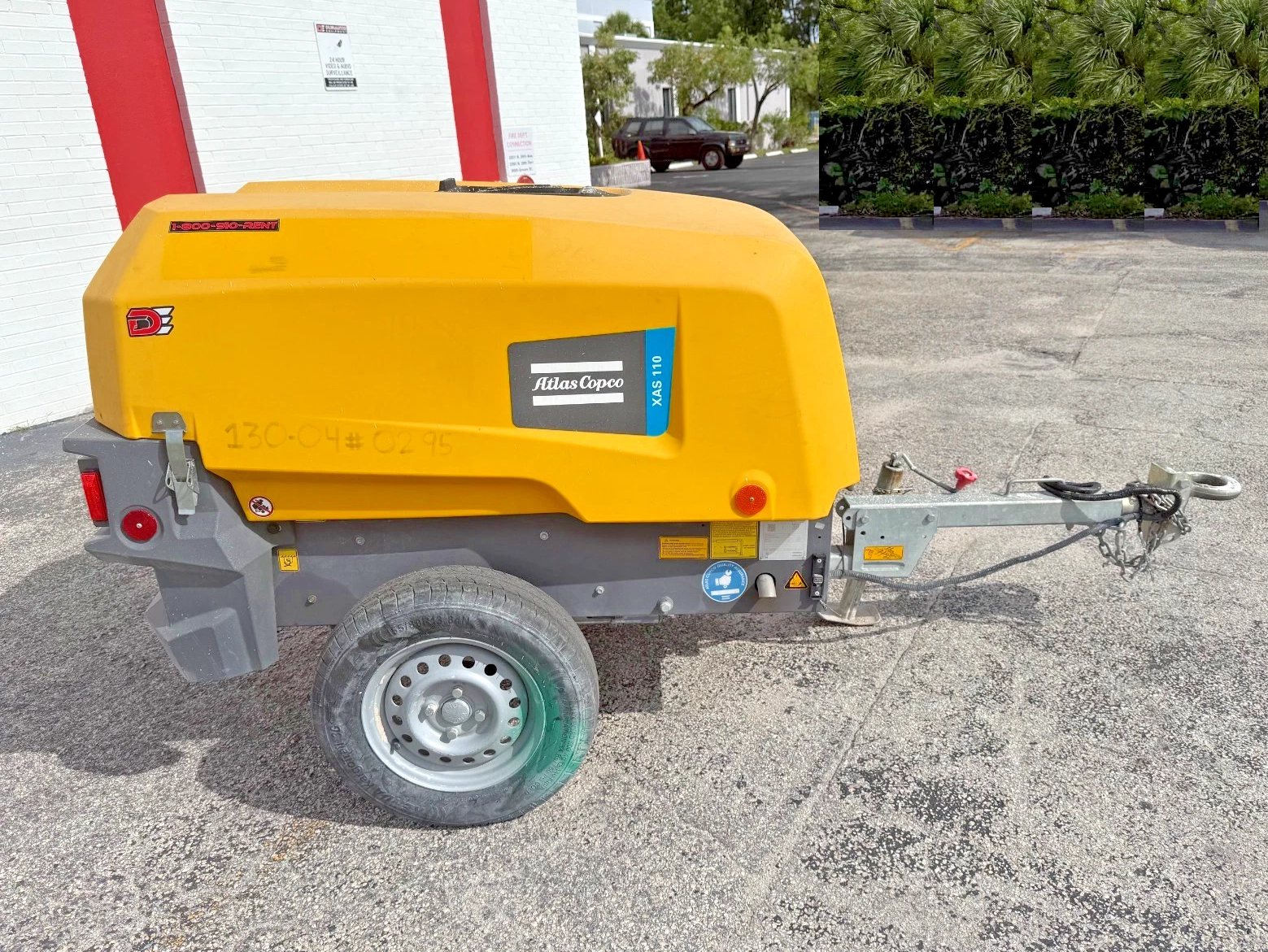 2023 Atlas Copco XAS110 -110CFM Towable Air Compressor
