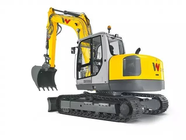 Wacker-Neuson-ET145-excavator-white-backhround