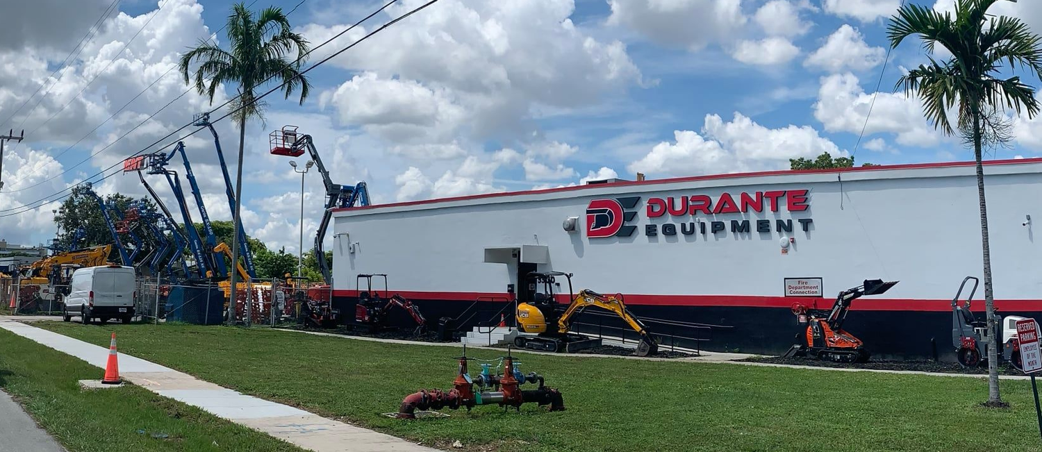 Durante Equipment | South Florida's #1 Construction Equipment Supplier
