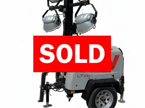 Used Wacker Neuson LTV6K Towable Light Tower Generator Diesel