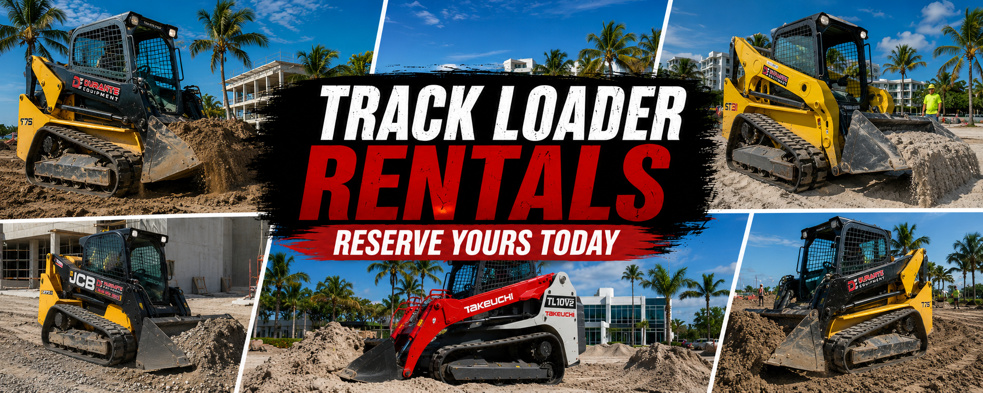Track loaders for rent