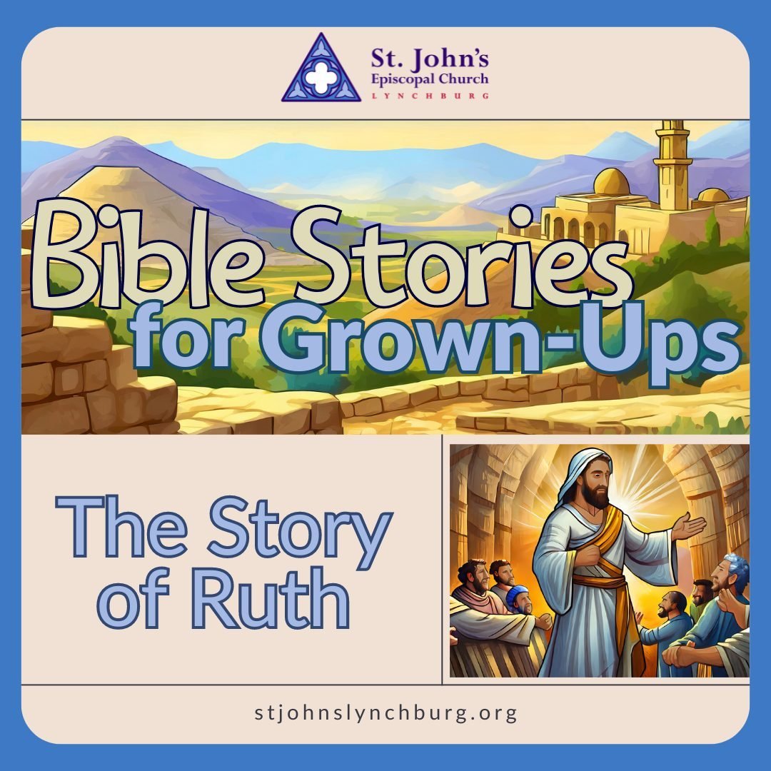 Sunday, May 12--&gt;Adult Forum: The Story of Ruth

💐 For Mother's Day this Sunday, we will take a look at the story of Ruth. We hope you will take part in our study and discussion.
📍 205 Elmwood Ave. Lynchburg, VA 24503
🕤 9:30a