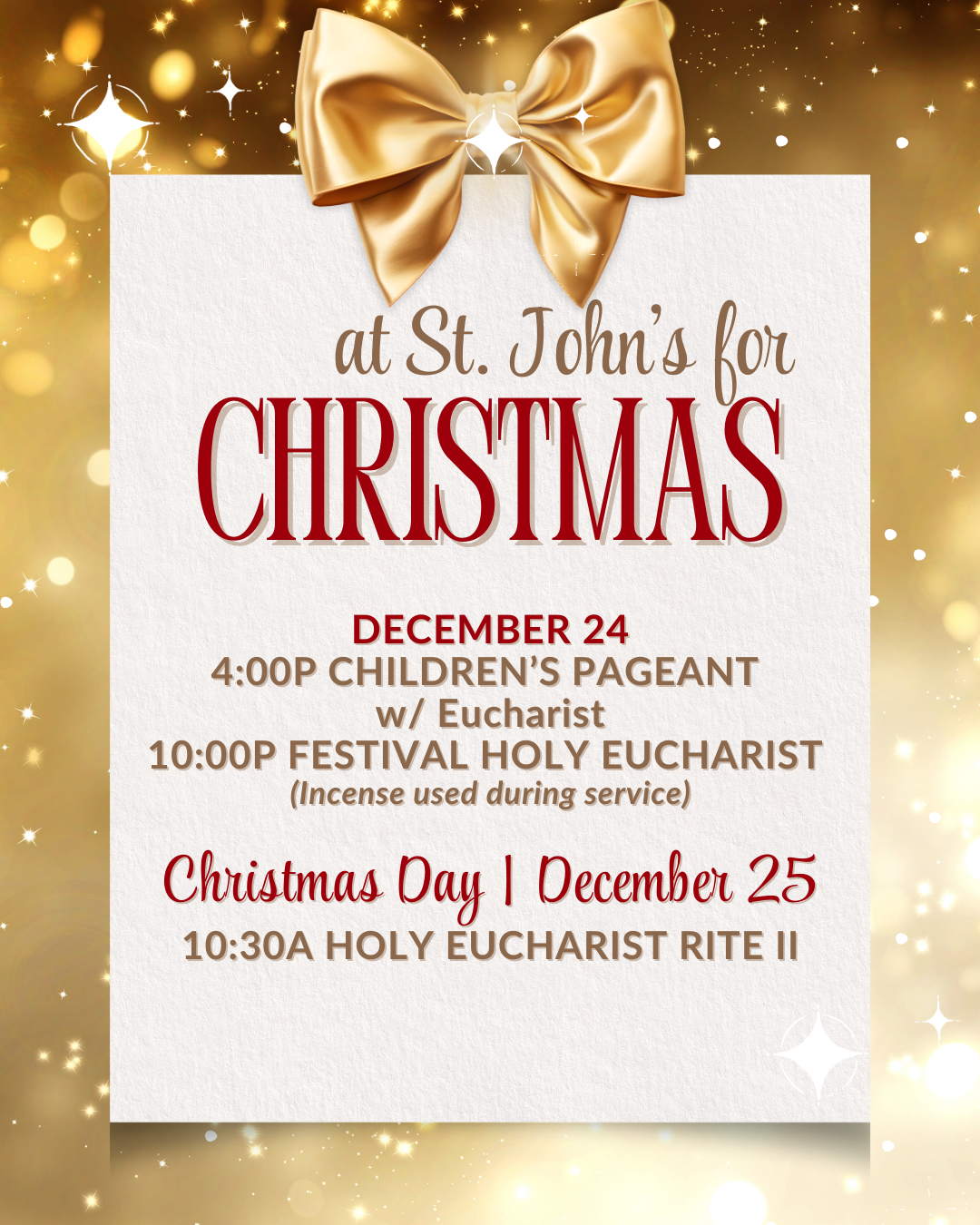 Christmas @ St. John’s