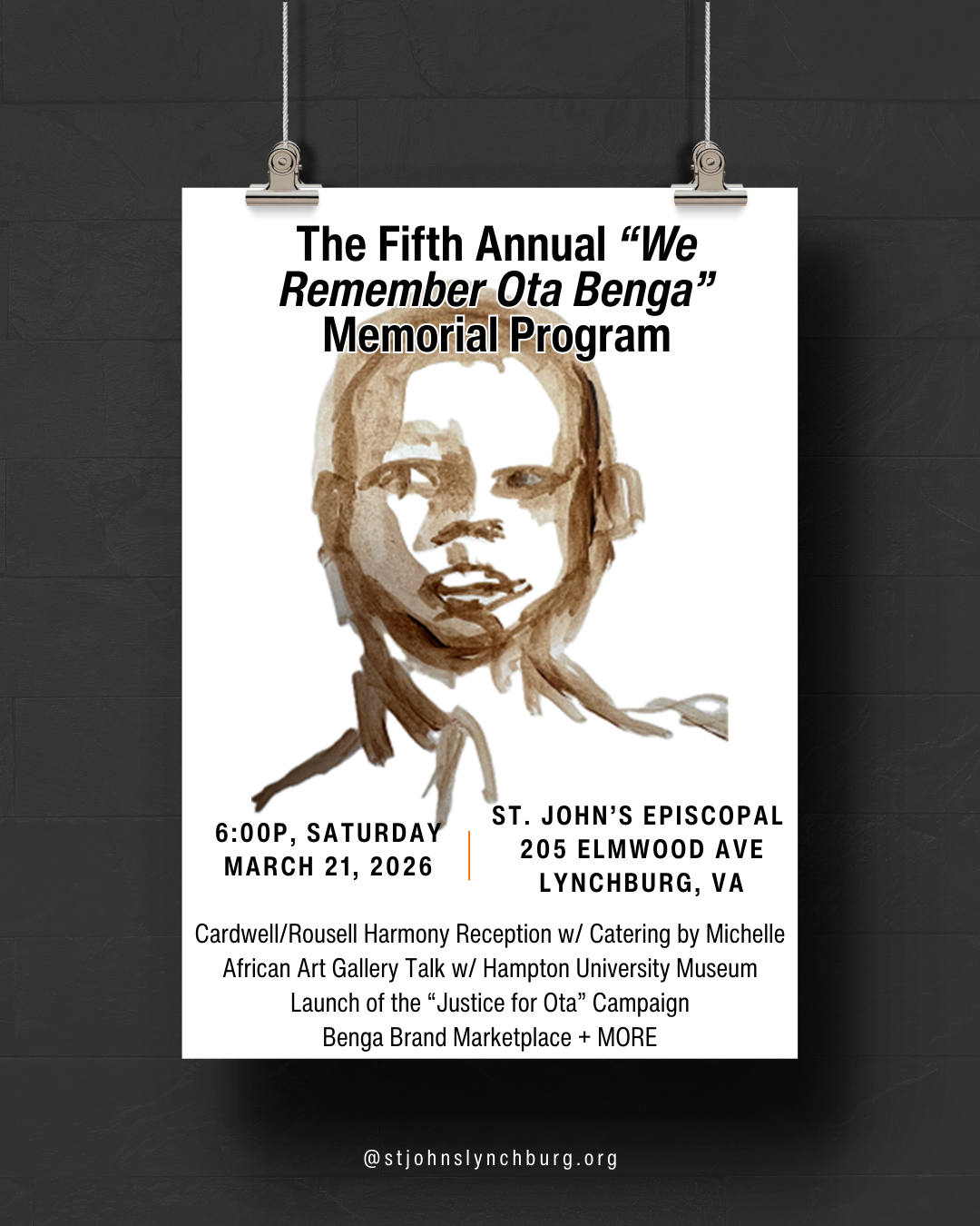 The Fifth Annual “We Remember Ota Benga” Memorial Program