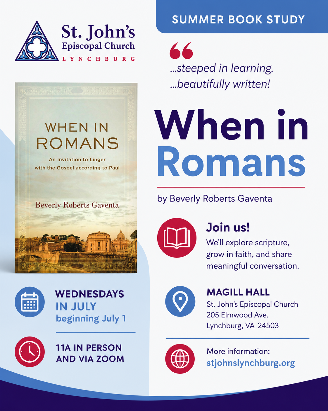 Summer Bible Study 2026: When in Romans