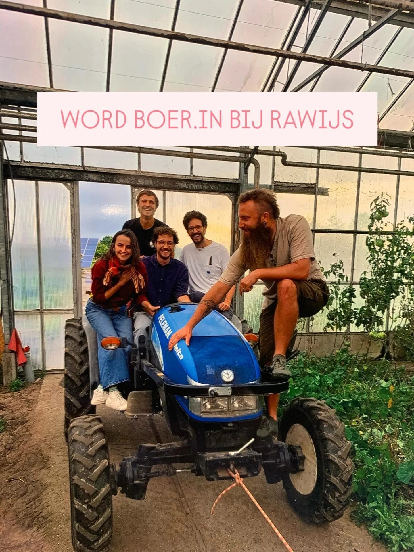 🌱 We zoeken jou!

Hou je van de natuur, buiten werken en bijdragen aan biologische landbouw? Ontdek onze nieuwe vacature bij de boerderij en word collega‑boer(in) bij Rawijs! 

👉 Check alle info &amp; solliciteer via de link : https://www.rawijs.be