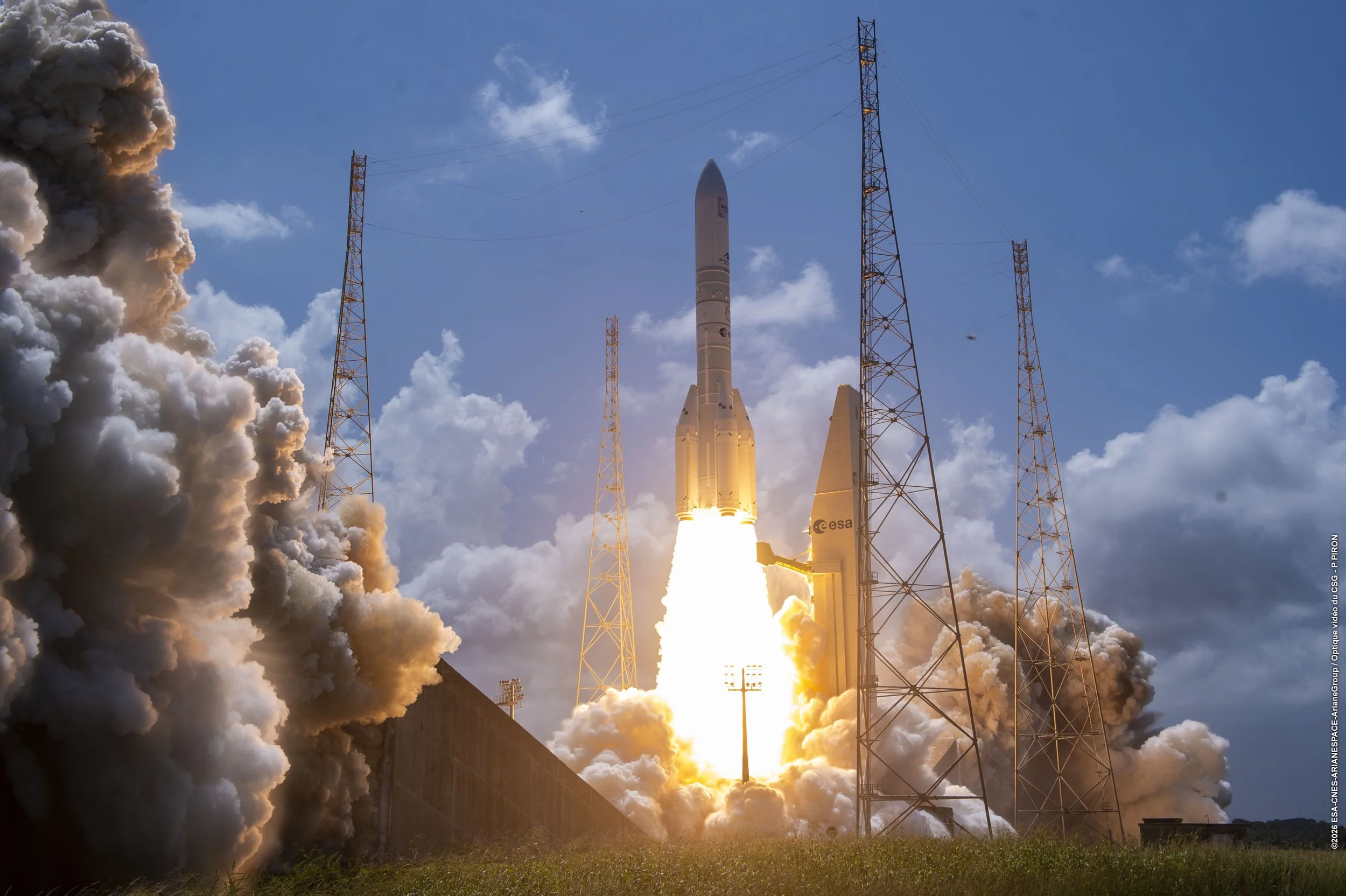 Arianespace successfully launches 32 Amazon Leo satellites with the first Ariane 64