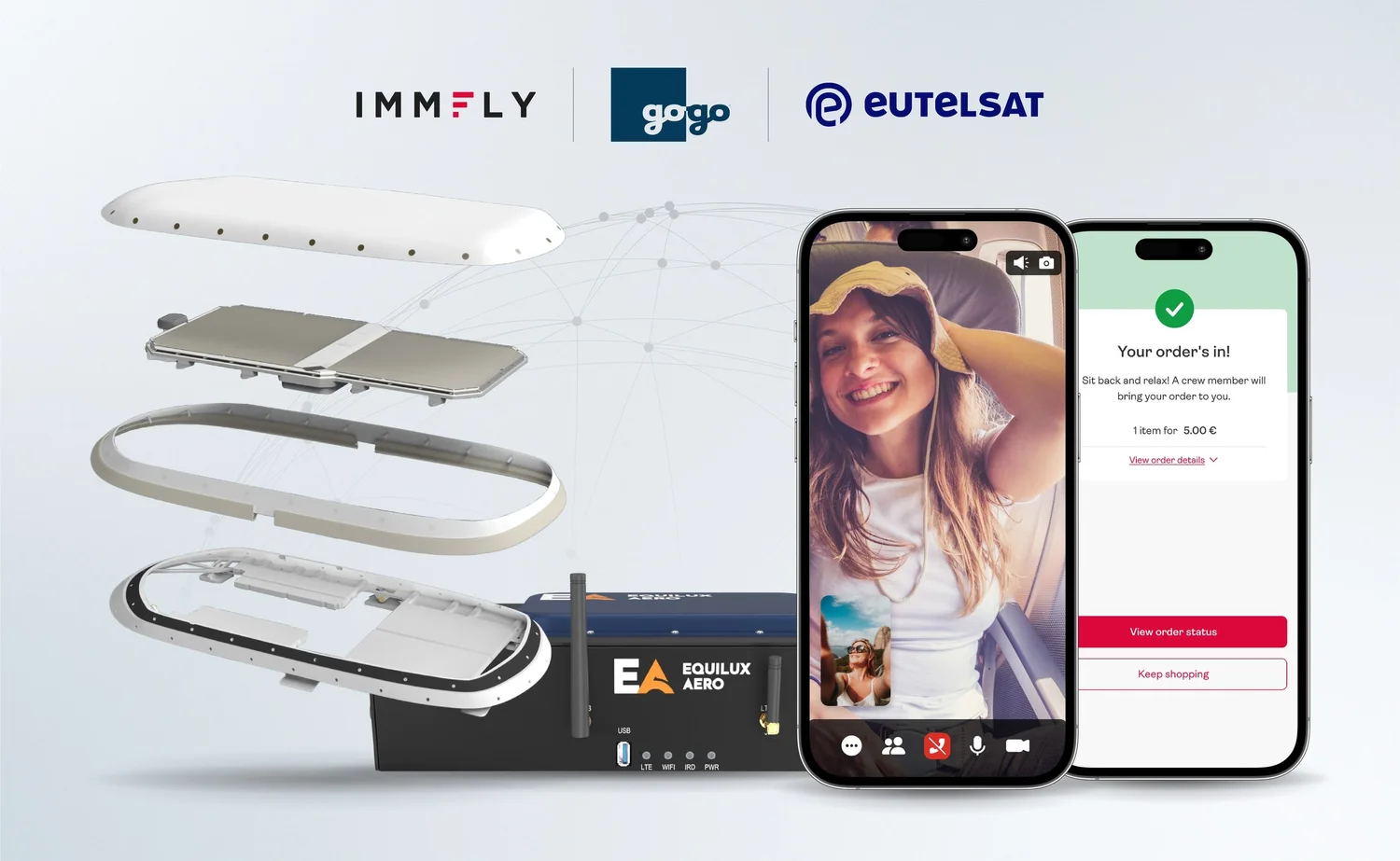 Immfly to Bring Eutelsat's OneWeb LEO High-Speed Connectivity to ...