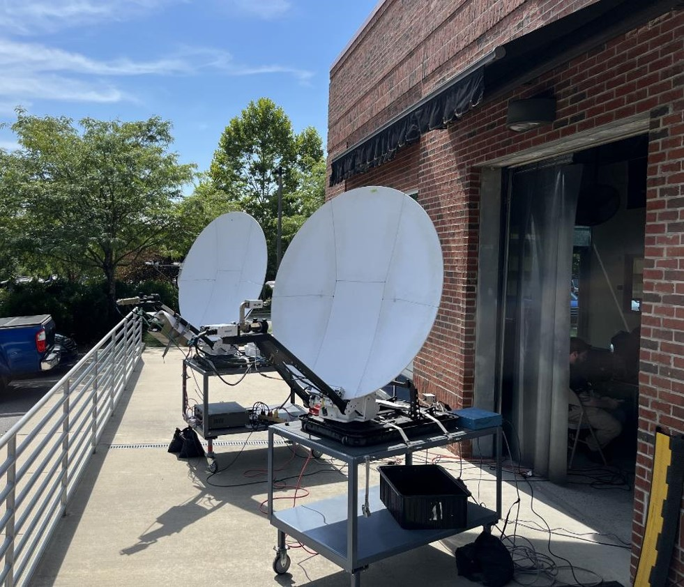 AvL Technologies, Datum Systems and Wavestream over-the-air demonstration of digital interface