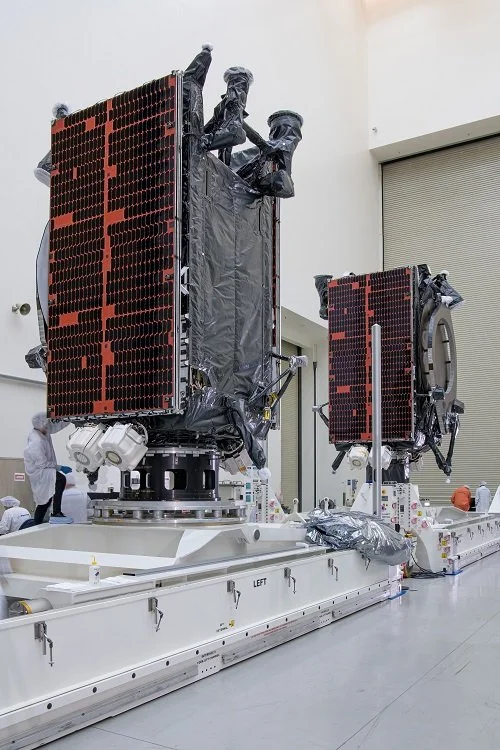 Boeing delivers SES 20 + 21 satellites to Cape Canaveral for ULA launch