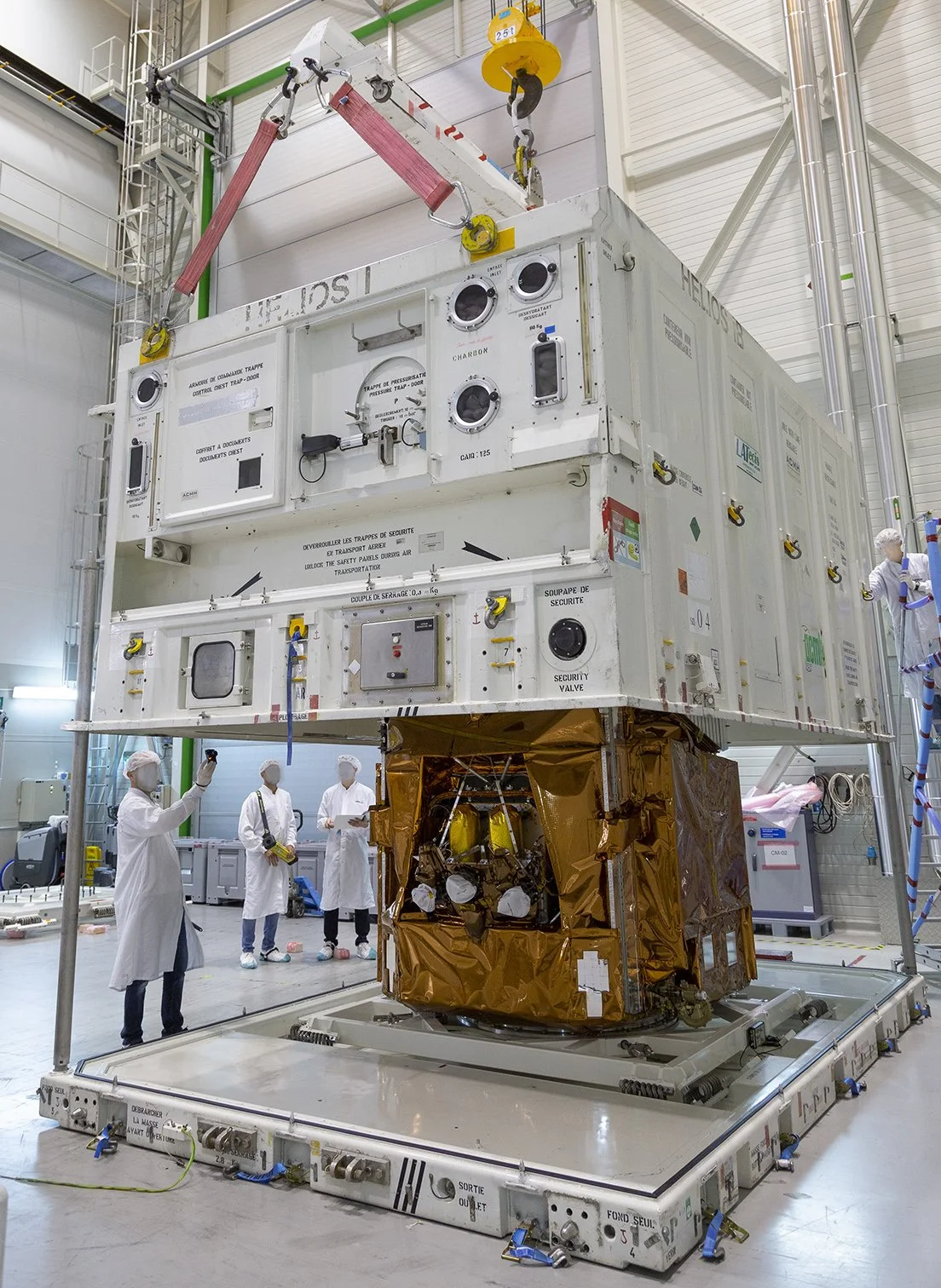 The Final Two Airbus Pléiades Neo Satellites Arrive in Kourou for Launch