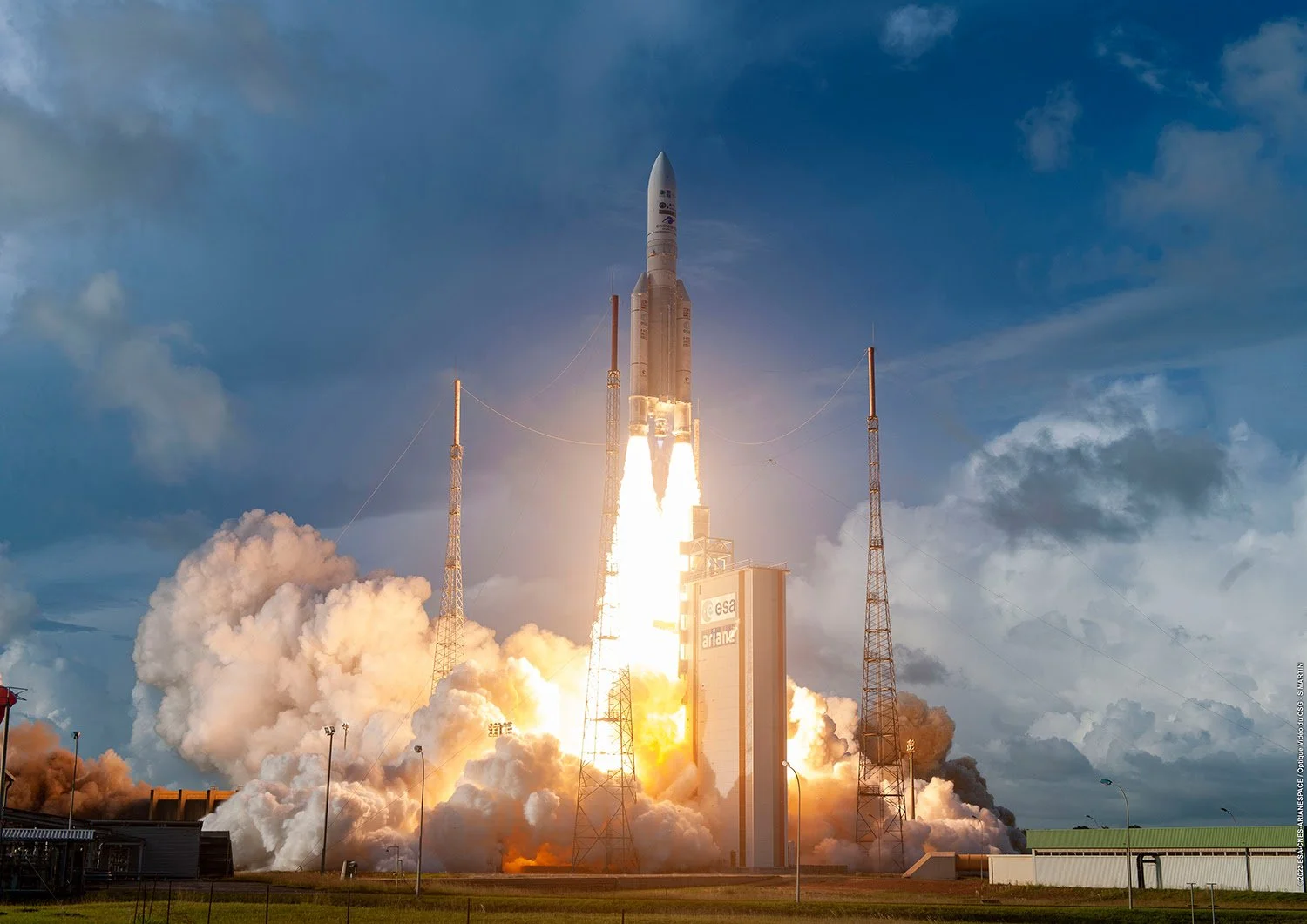 Ariane 5 Successfully Launches MTG-I1 Satellite for EUMETSAT and Two Galaxy Satellites for Intelsat