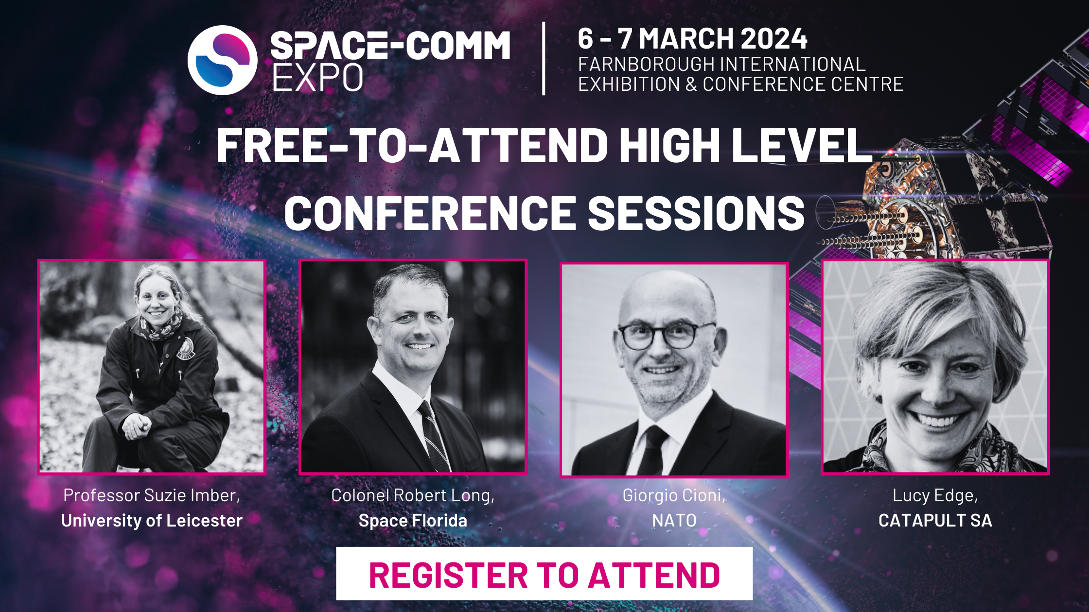 Space Broadcasters, CEOs and Scientists to Deliver Keynotes at Space-CommExpo 2024