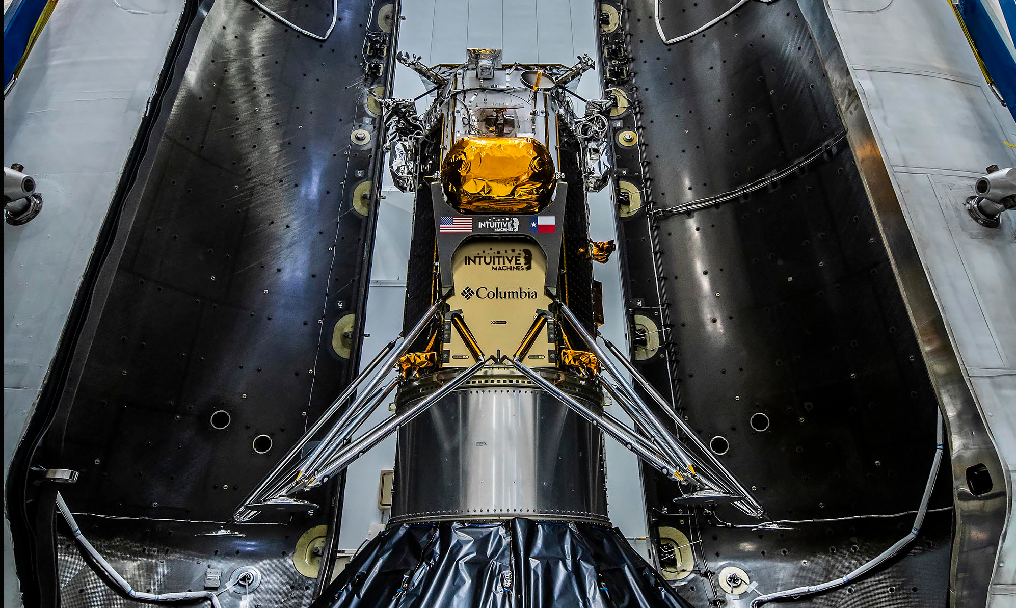 Intuitive Machines Lunar Lander Encapsulated and Scheduled for Launch