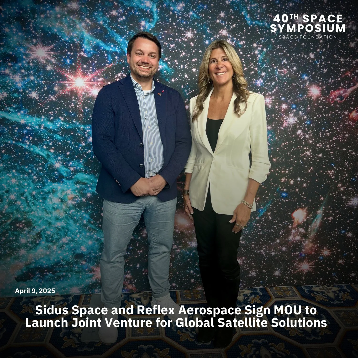 Sidus Space and Reflex Aerospace Sign MOU to Launch Joint Venture for Global Satellite Solutions