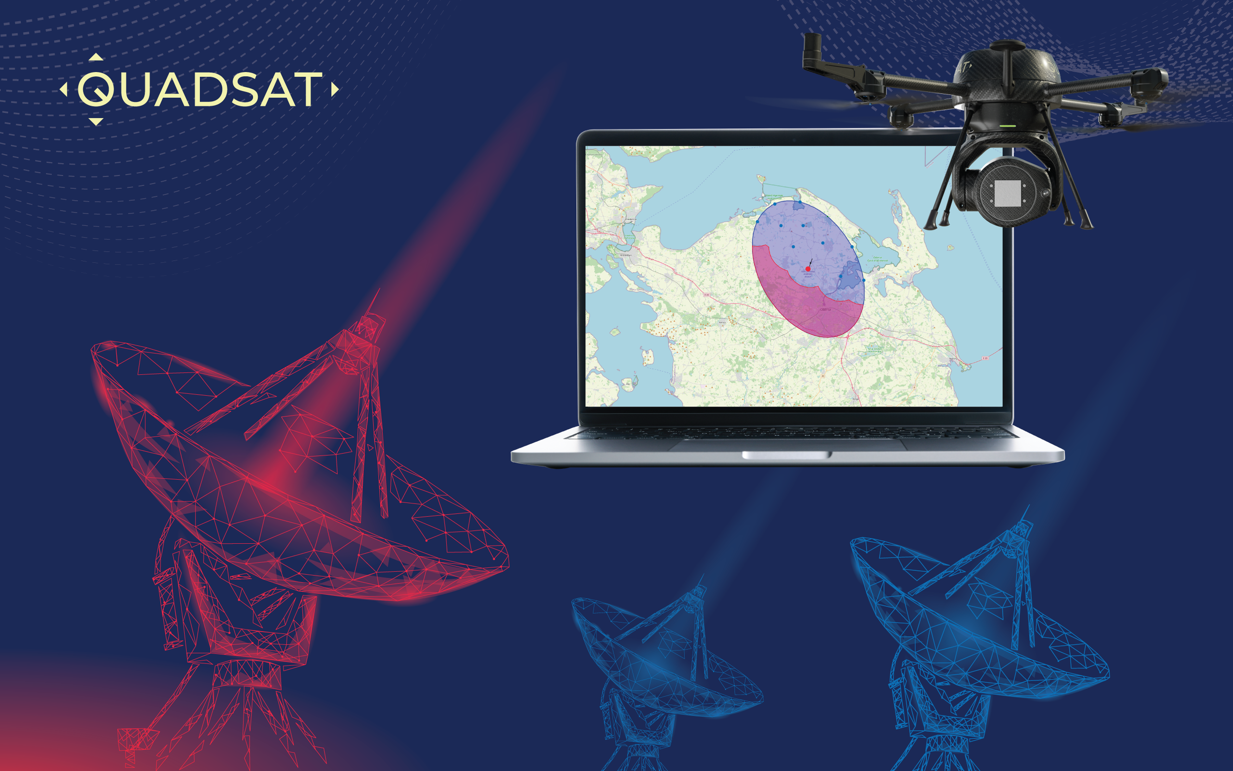 Quadsat Introduces Drone-based Geolocation Solution at Cabsat 2025