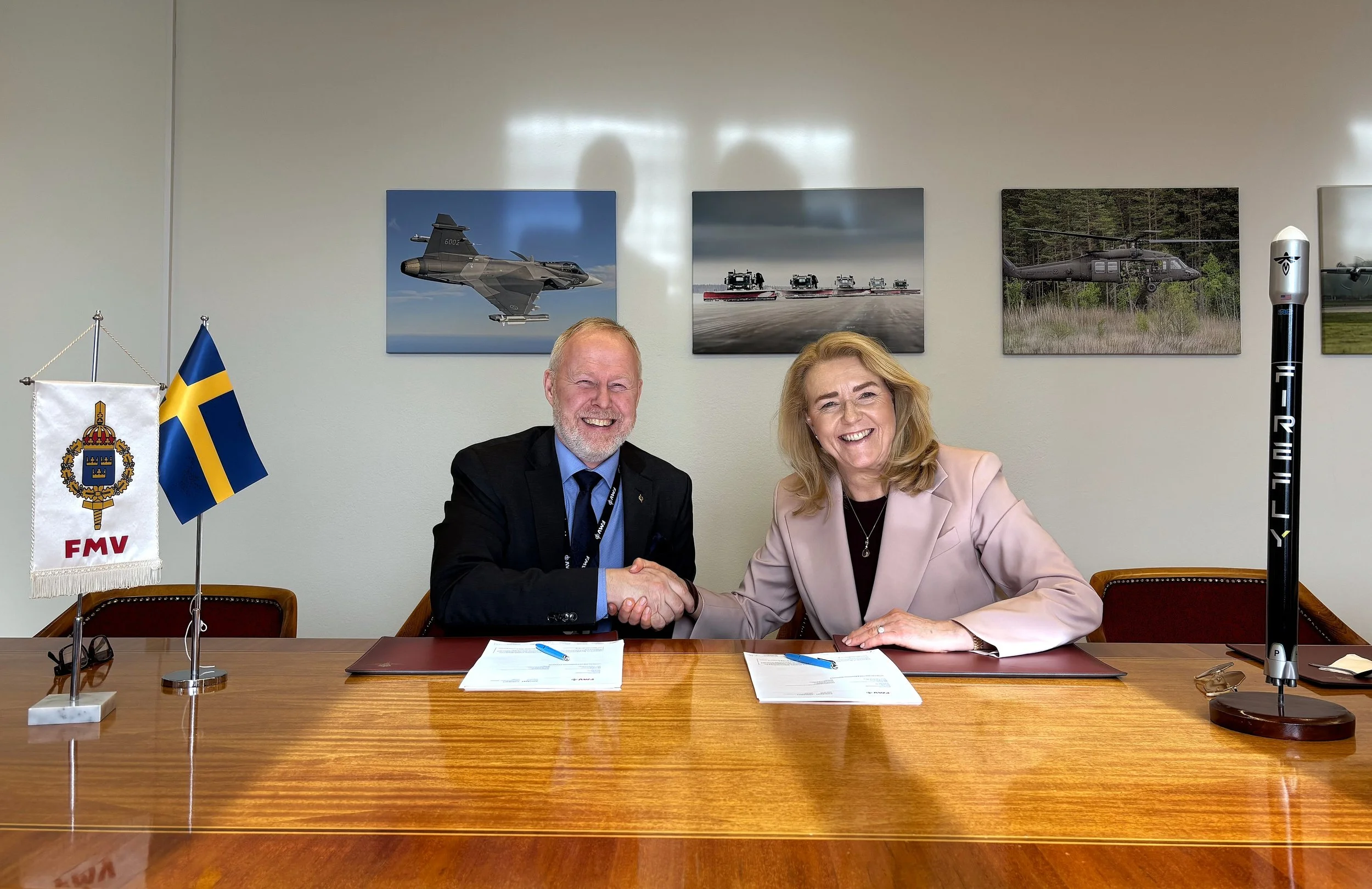 SSC Space Signs Agreement with the Swedish Defense Materiel Administration (FMV) on Satellite Launch Capability from Esrange Space Center