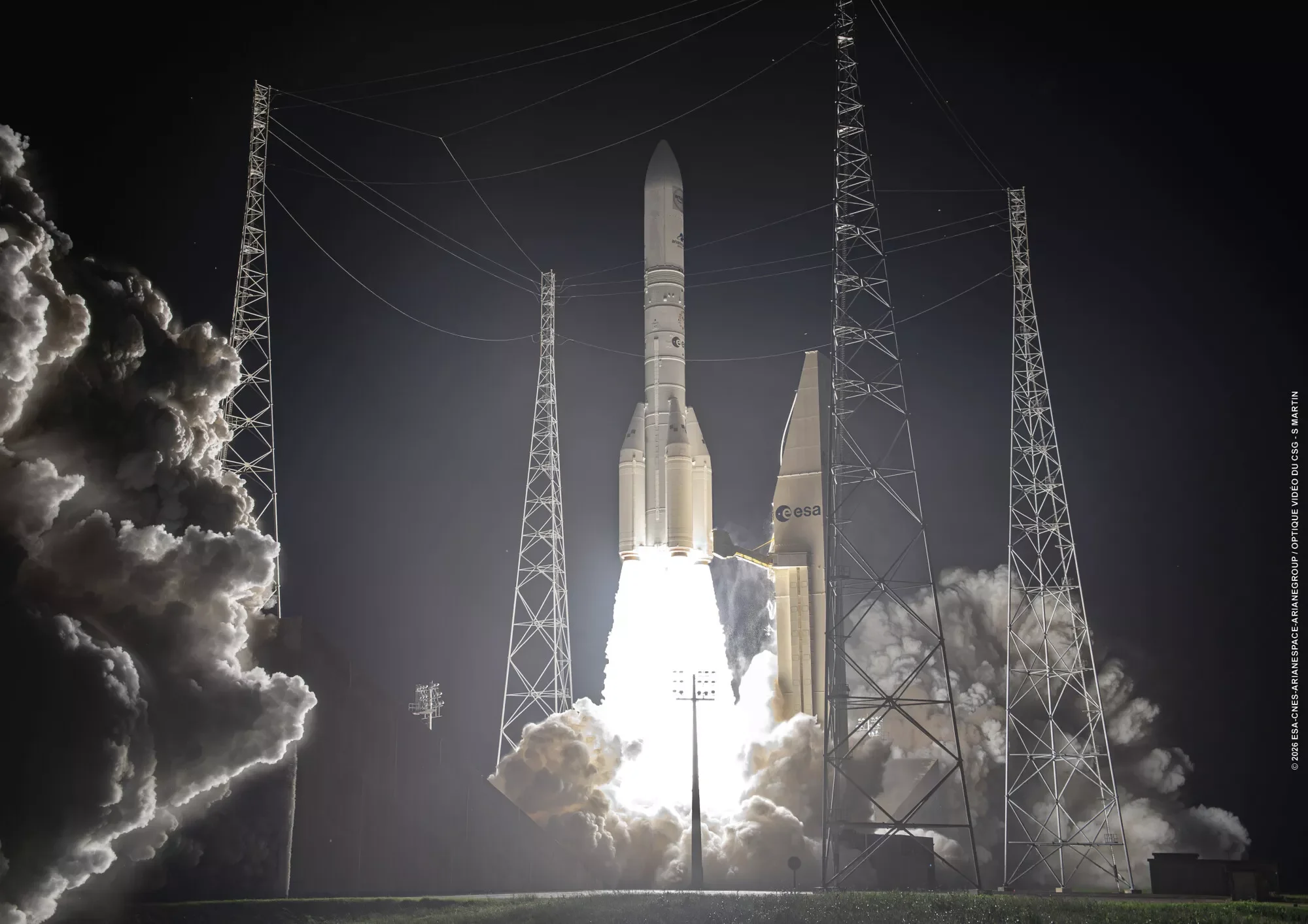 Arianespace Successfully Launches Another 32 Amazon Leo Satellites with Ariane 6