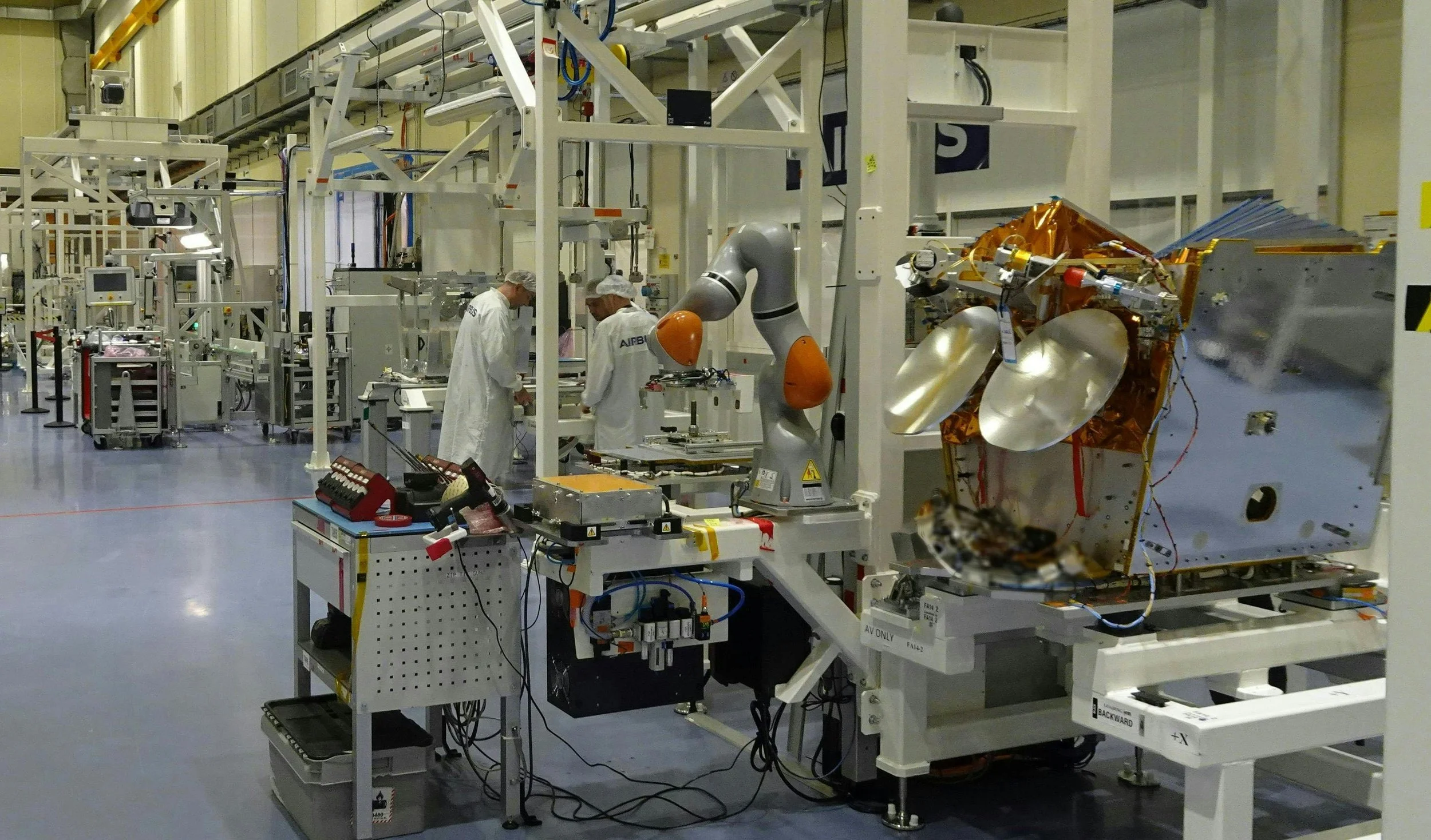 OneWeb satellite in production-Copyright Airbus.jpg