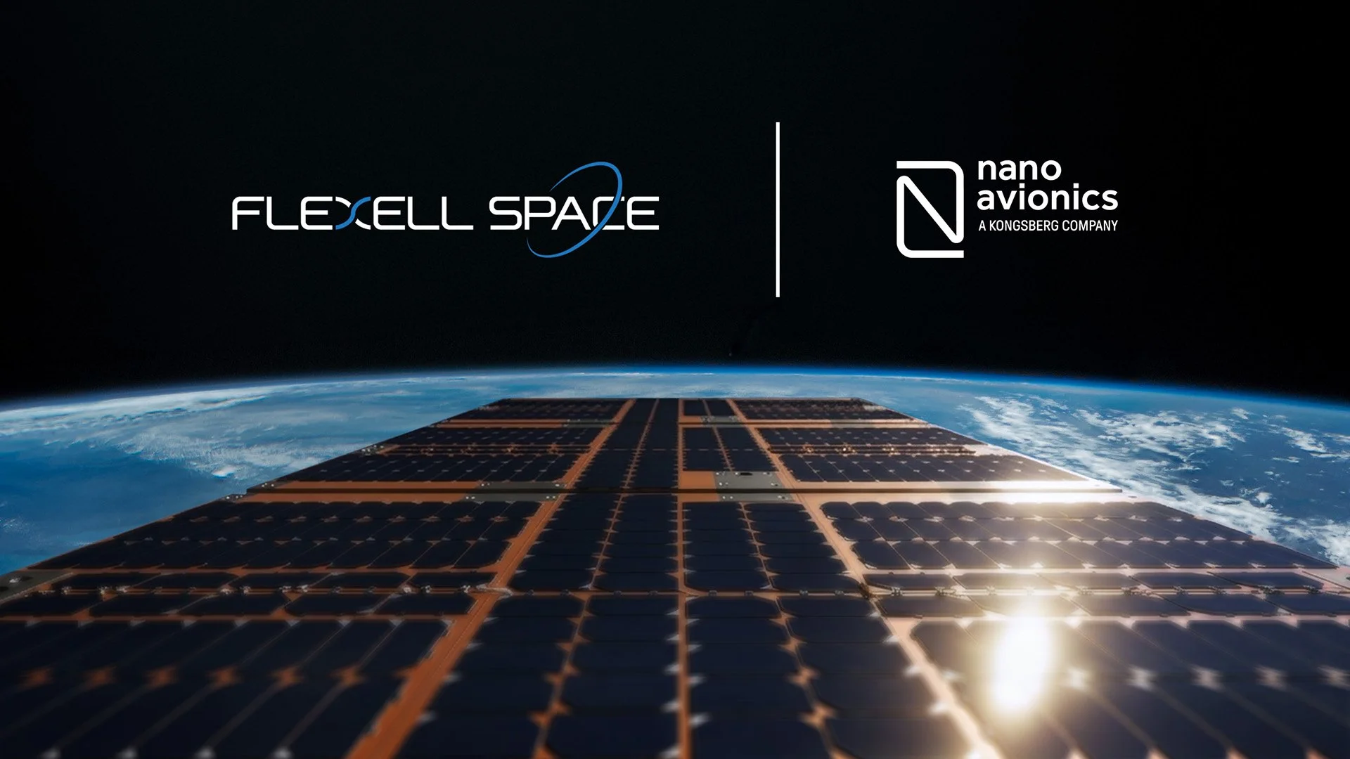 Solar Array Visualization with Company Logos. Credits - Kongsberg NanoAvionics