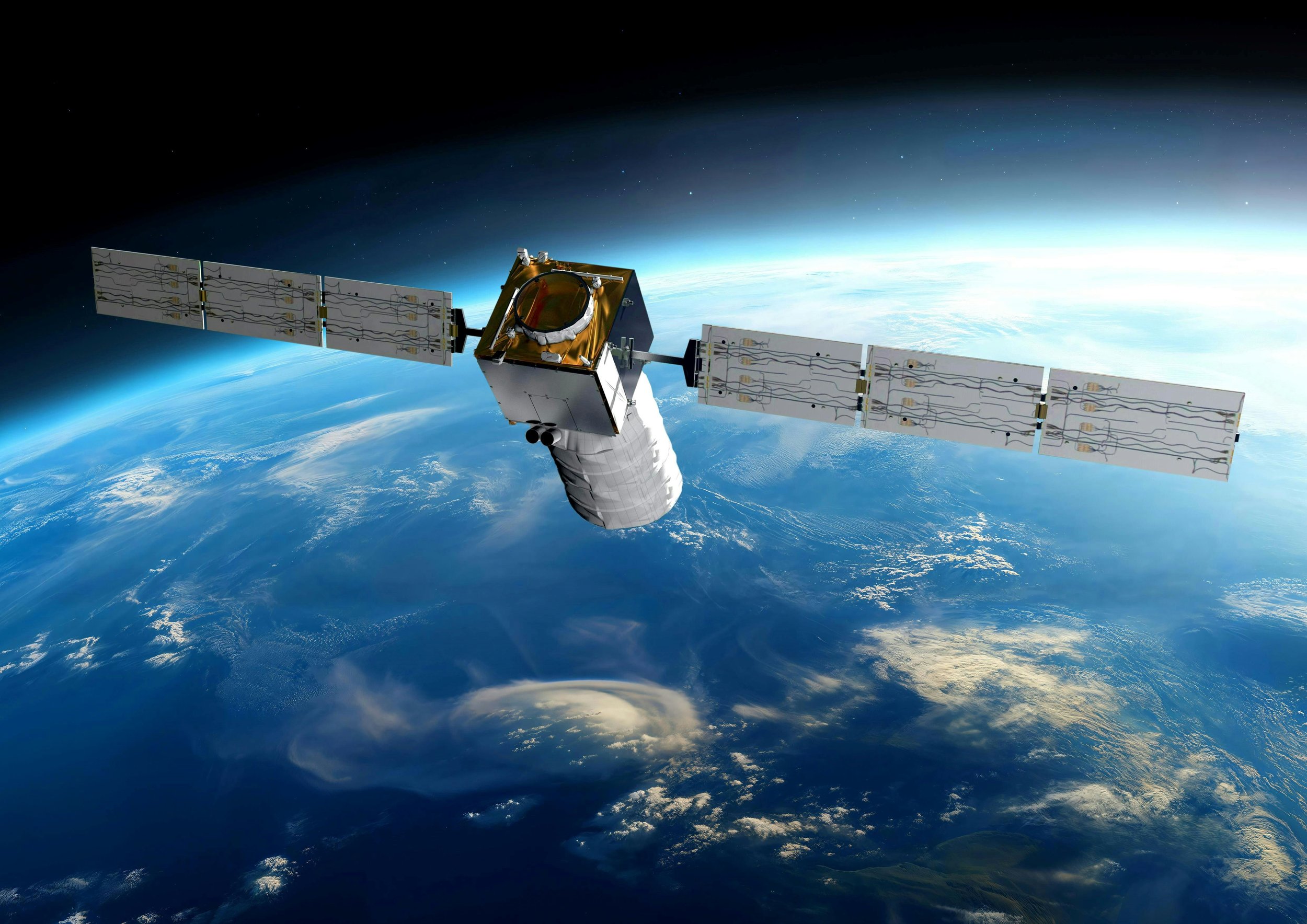 Artist view - Aeolus 2 - Copyright Airbus