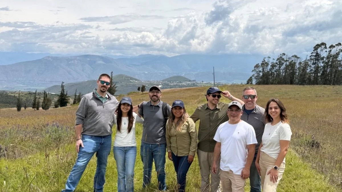 Viasat and Astralintu teams recently conducted site visits in Ecuador. Viasat will deliver advanced S/X/Ka-band ground antennas to support Astralintu in the delivery of equatorial ground station network services. Credit: Astralintu